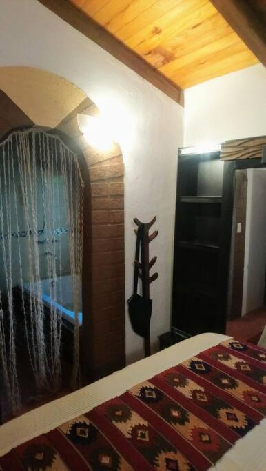 Cabana Con Banera Y Chimeneas En Puesta De Sol El Pacifico 外观 照片